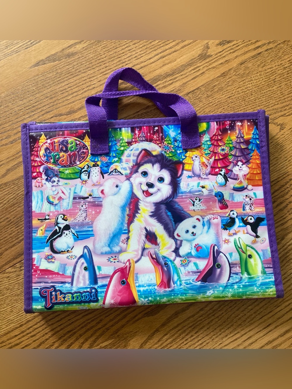 Lisa Frank Tikanni Trifold Portfolio Art Folder